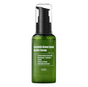 PURITO Centella Green Level Buffet Serum odżywcze serum do twarzy z ekstraktem z wąkroty azjatyckiej 60ml