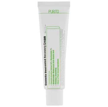 PURITO Centella Unscented Recovery Cream bezzapachowy krem regenerujący na bazie wąkroty azjatyckiej 50ml