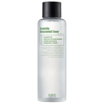 PURITO Centella Unscented Toner bezzapachowy toner z ekstraktem z wąkroty azjatyckiej 200ml