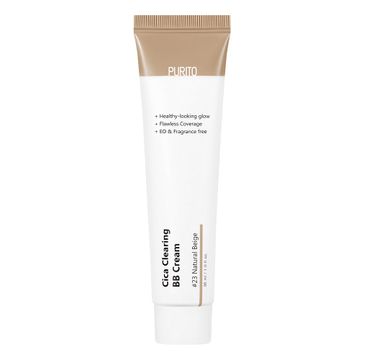 PURITO Cica Clearing BB Cream regenerujący krem BB z wąkrotą azjatycką #23 Natural Beige 30ml