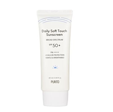PURITO Daily Soft Touch Sunscreen SPF50+ PA++++ krem przeciwsłoneczny z ceramidami 60ml