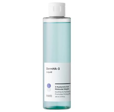 PURITO DermHA-3 Liquid intensywnie nawadniający toner z kwasem hialuronowym 200ml