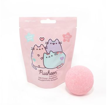 Pusheen Bath Fizzer musująca kula do kąpieli Truskawka (100 g)