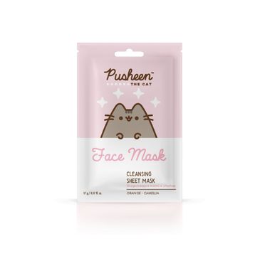 Pusheen Cleansing Sheet Mask oczyszczająca maseczka w płachcie (17 g)