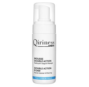 Qiriness Men Mousse Double Action nawilżająco-kojąca pianka do golenia z aloesem 125ml