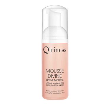 Qiriness Mousse Divine pianka oczyszczająca o działaniu rozświetlającym 125ml