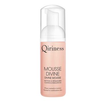 Qiriness Mousse Divine pianka oczyszczająca o działaniu rozświetlającym 125ml