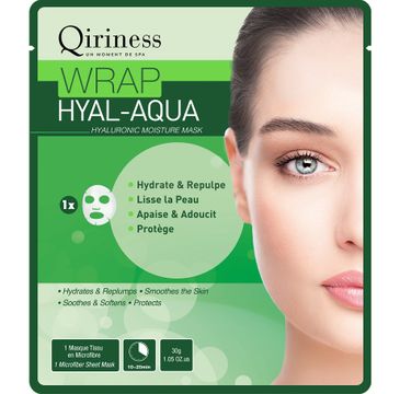 Qiriness Wrap Hyal-Aqua maska nawilżająca z kwasem hialuronowym 30g