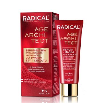 Radical Age Architect serum maska wygładzająco napinająca na twarz, szyję i dekolt 50 ml