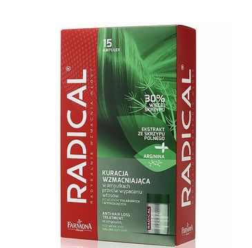 Radical Kuracja szampon przeciw wypadaniu włosów ampułki 15x5 ml