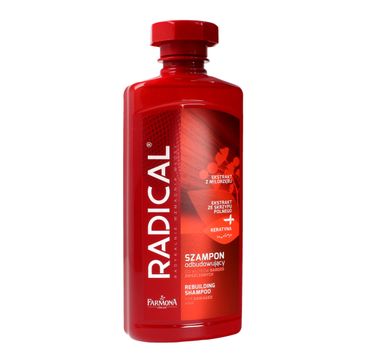 Radical Rebulding Shampoo szampon odbudowujący do włosów bardzo zniszczonych Ekstrakt z Miłorzębu (400 ml)