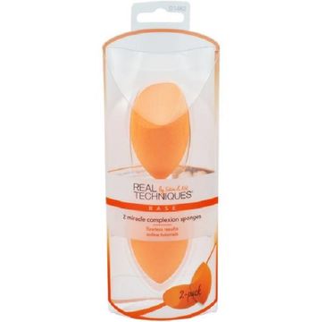 Real Techniques Base Miracle Complexion Sponges zestaw dwóch gąbek do nakładania podkładu