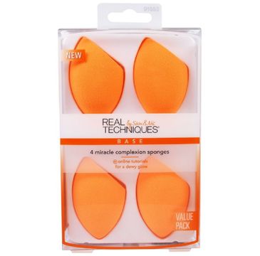 Real Techniques Miracle Complexion Sponges zestaw czterech gąbek do makijażu