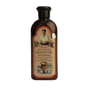 Receptury Babuszki Agafii szampon do włosów suchych i farbowanych zsiadłe mleko (350 ml)