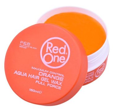 Red One Aqua Hair Gel Wax Full Force wosk do włosów Orange 150ml