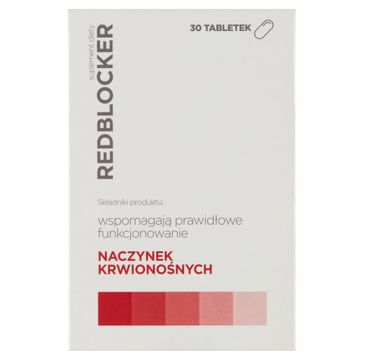 RedBlocker Suplement diety wspomagający prawidłowe funkcjonowanie naczynek krwionośnych 30 tabletek