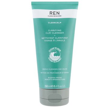 Ren Clearcalm Clarifying Clay Cleanser głęboko oczyszczający żel do twarzy (150 ml)