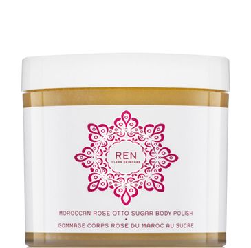 Ren Clean Skincare Moroccan Rose Otto Sugar Body Polish odżywczy peeling do ciała z olejkiem różanym (330 ml)