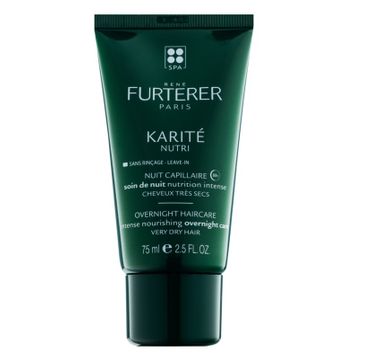 Rene Furterer Karite Nutri Intense Nourishing Overnight Care intensywnie nawilżająca pielęgnacja do włosów na noc 75ml