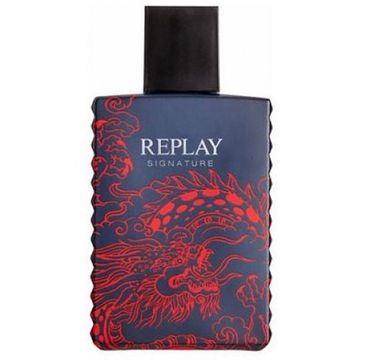 Replay Signature Red Dragon For Man woda toaletowa spray 100ml