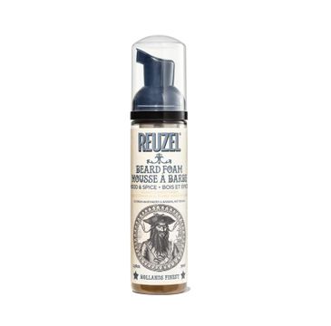 Reuzel Beard Foam odżywka do brody w piance Wood & Spice (70 ml)