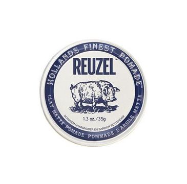 Reuzel Hollands Finest Pomade Clay Matte Pomade matująca glinka do włosów na bazie wody 35g