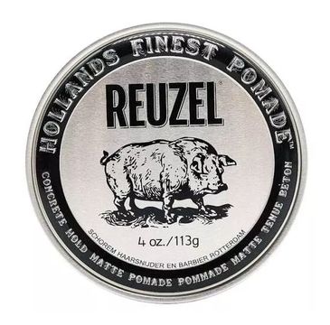 Reuzel Hollands Finest Pomade Concrete Hold Matte matująca pomada do włosów na bazie wody 113g