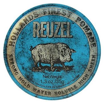 Reuzel Hollands Finest Pomade mocno utrwalająca pomada na bazie wody Blue 35g