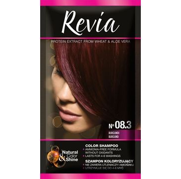 Revia – Szampon koloryzujący do włosów nr 08.3 Burgund (1 op.)