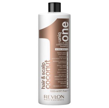 Revlon Professional Uniq One All In One Hair 10R Shampoo szampon do włosów dodający objętości Coconut 1000ml