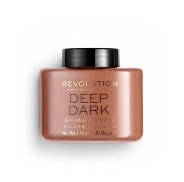 Makeup Revolution Baking Powder – puder sypki Deep Dark (32 g)