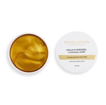 Revolution Skincare Gold Eye Hydrogel Hydrating Eye Patches with Colloidal Gold hydrożelowe płatki pod oczy (60 szt.)