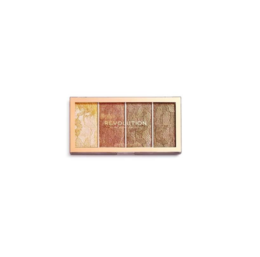 Makeup Revolution Vintage Lace Highlighter Palette – paleta rozświetlaczy do twarzy i ciała (1 szt.)