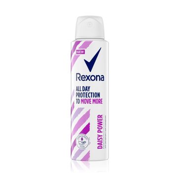 Rexona All Day Protection To Move More Daisy Power antyperspirant w sprayu dla nastolatek (150 ml)