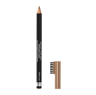 Rimmel Brow This Way Professional kredka do brwi ze szczoteczką 003 Blonde