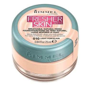Rimmel Fresher Skin Finish Foundation podkład do twarzy 010 Light Porcelain 25ml