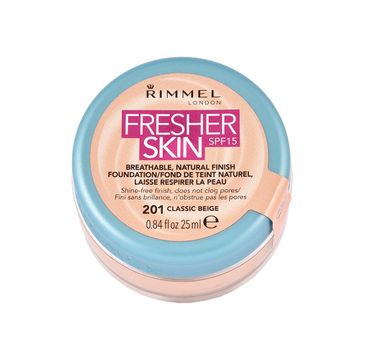Rimmel Fresher Skin Finish Foundation podkład do twarzy 201 Classic Beige 25ml