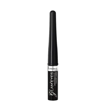 Rimmel Glam Eyes Professional Liquid Liner eyeliner tusz do kresek 001 Black Glamour 3,5ml