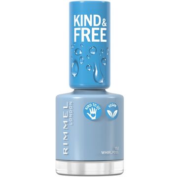 Rimmel Kind & Free wegański lakier do paznokci 152 Tidal Wave Blue (8 ml)