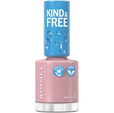 Rimmel Kind & Free wegański lakier do paznokci 154 Milky Bare (8 ml)