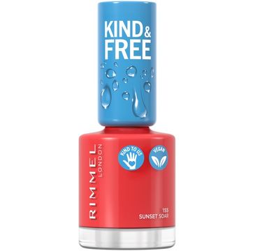 Rimmel Kind & Free wegański lakier do paznokci 155 Sunset Soar (8 ml)