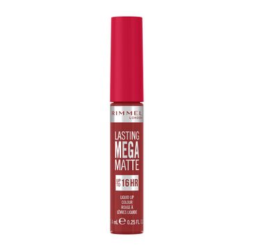 Rimmel Lasting Mega Matte długotrwała matowa pomadka w płynie do ust 500 Fire Starter (7.4 ml)