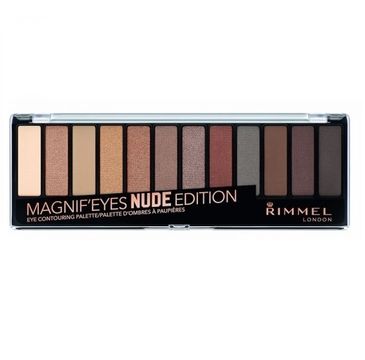 Rimmel Magnif'Eyes Eyeshadow Palette paleta cieni 001 Nude Edition (14.16 g)