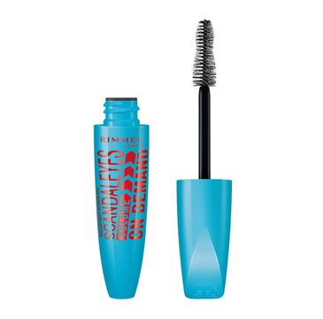 Rimmel ScandalEyes Volume On Demand Waterproof Mascara wodoodporny tusz do rzęs zwiększający objętość Black (12 ml)