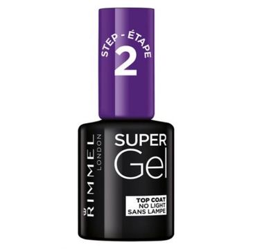 Rimmel Super Gel Top Coat lakier utrwalający efekt żelowego manicure 12ml