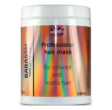 Ronney Babassu Holo Shine Star Professional Hair Mask maska energetyzująca do włosów farbowanych i matowych 1000ml