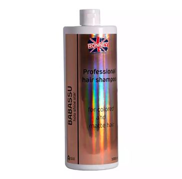 Ronney Babassu Holo Shine Star Professional Hair Shampoo szampon energetyzujący do włosów farbowanych i matowych 1000ml