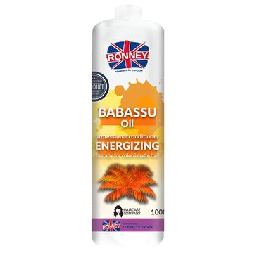 Ronney Babassu Oil Professional Conditioner Energizing energetyzująca odżywka do włosów farbowanych 1000ml