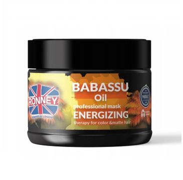 Ronney Babassu Oil Professional Mask Energizing energetyzująca maska do włosów farbowanych (300 ml)