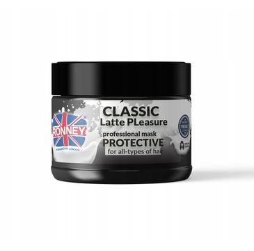 Ronney Classic Latte Pleasure Professional Mask Protective ochronna maska do wszystkich rodzajów włosów (300 ml)